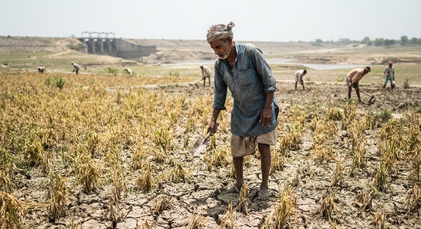 बांका और भागलपुर के किसानों पर संकट! बारी बांध से नहीं मिल रहा सिंचाई का पानी