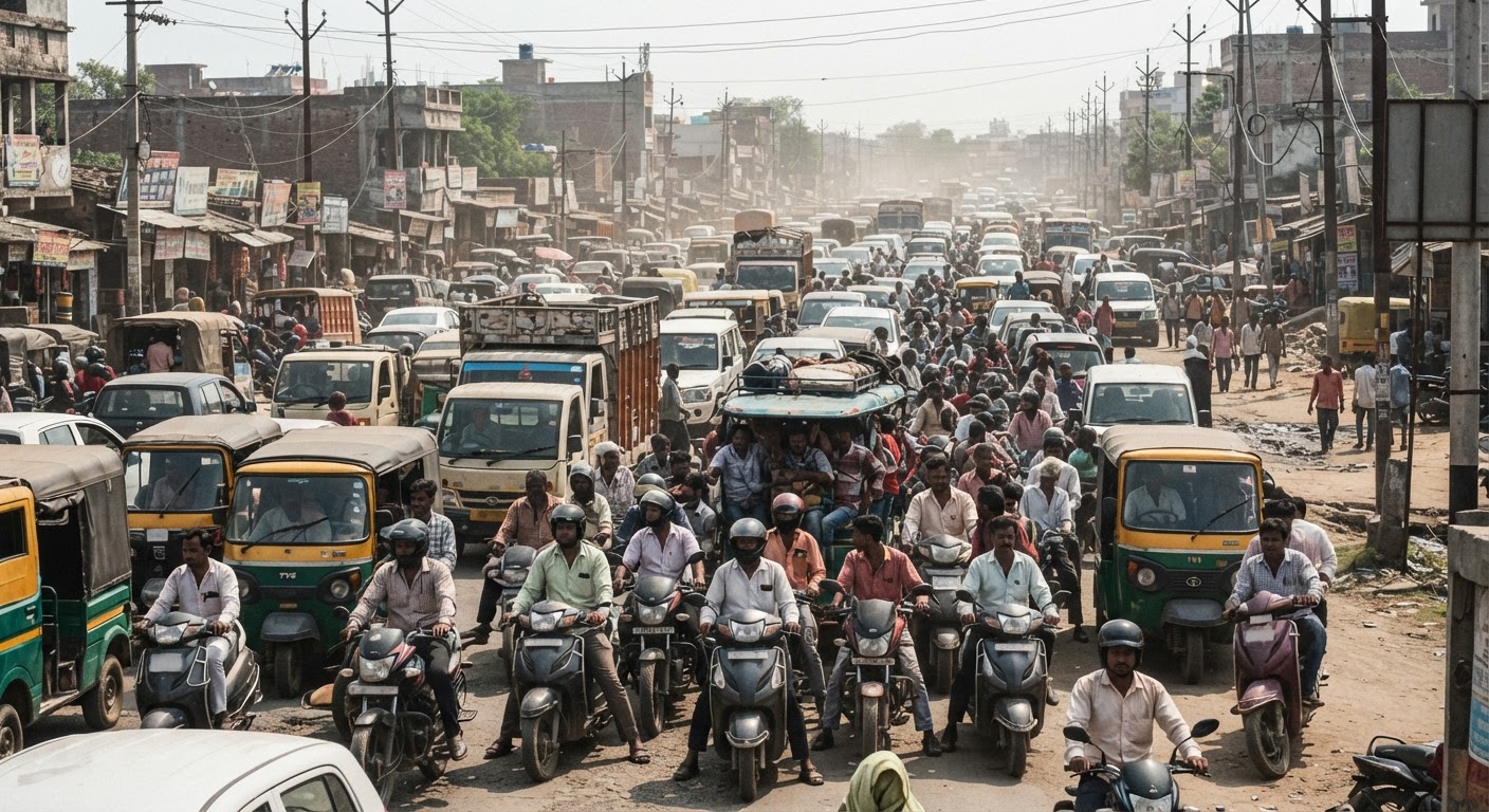 नाथनगर NH-80 पर भीषण जाम से लोग परेशान, जानिए क्या है बड़ी वजह