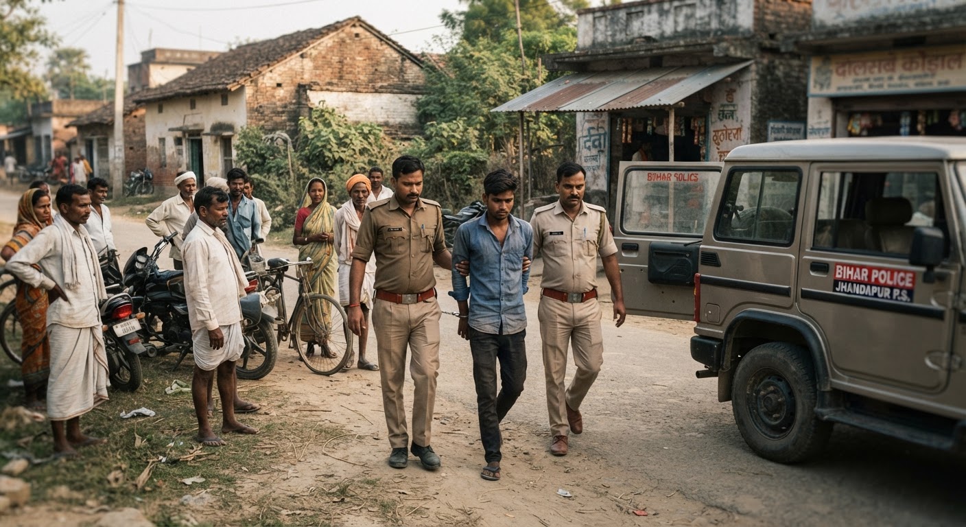 बड़ी कार्रवाई: भागलपुर के जयरामपुर गांव में 2025 गोलीबारी कांड का आरोपी गिरफ्तार