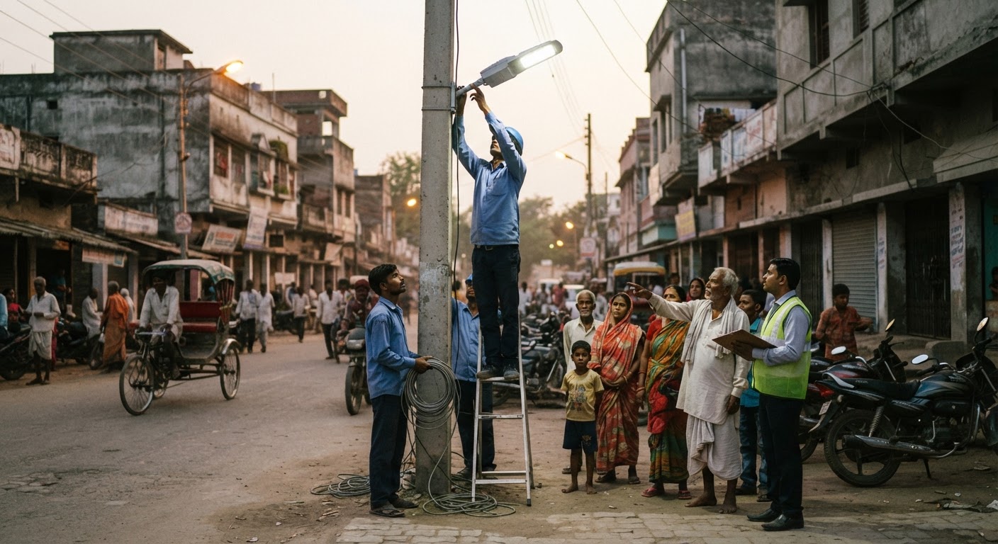 भागलपुर में 5000 स्ट्रीट लाइट लगाने का रास्ता साफ, आज खुलेगा टेंडर