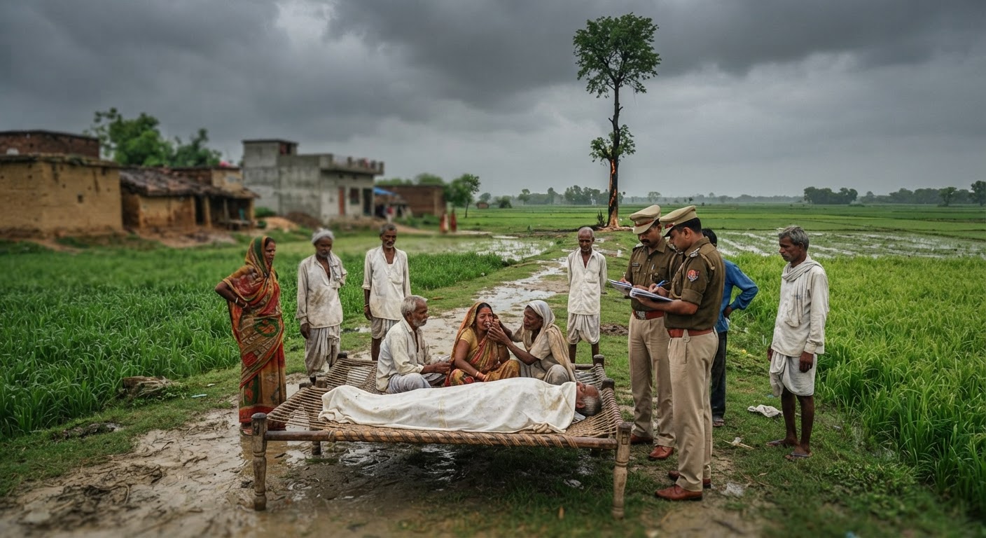 अरेरे! भागलपुर में वज्रपात से किसान की मौत