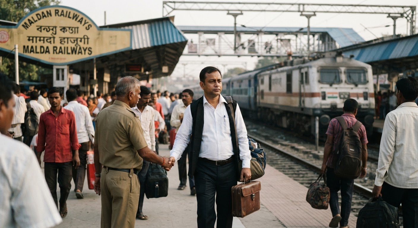 मालदा रेल मंडल के PRO रसराज माजी का तबादला, कोलकाता मुख्यालय भेजे गए