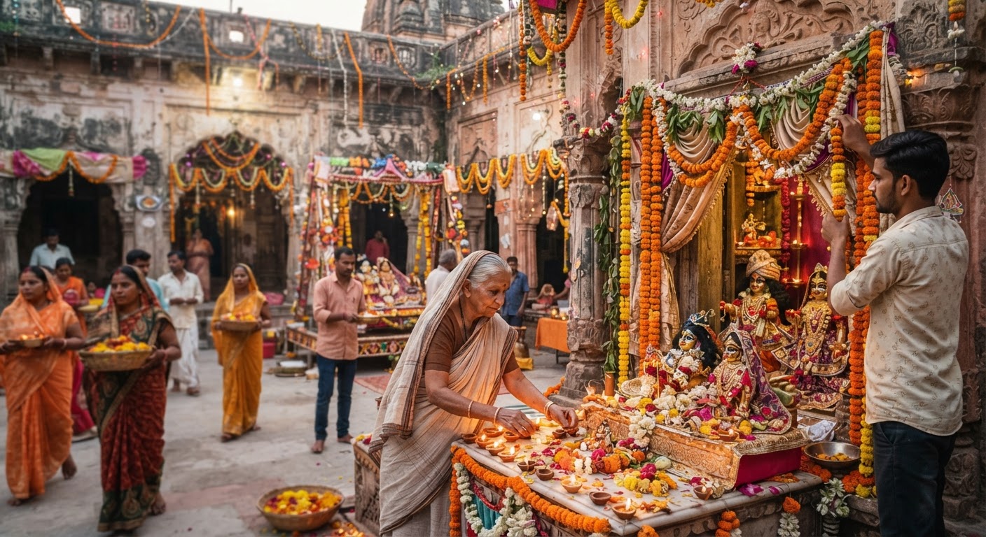 भागलपुर के ऐतिहासिक श्री कृष्ण मंदिर में जनमाष्टमी की भव्य तैयारी