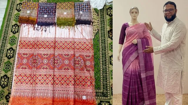 सिल्क सिटी भागलपुर के बुनकरों ने किया कमाल, NIFT के नए डिजाइन से चमकी साड़ियों की किस्मत