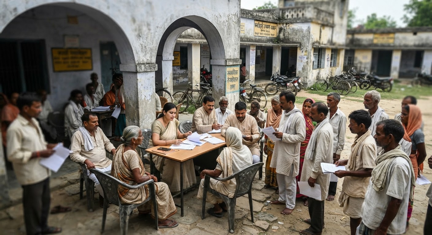 भागलपुर के पंडो पंचायत सरकार भवन में लगा मददगार सहयोग कैंप