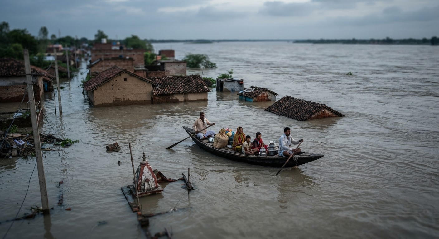 बहाने लगी खतरे के निशान से ऊपर सरयू नदी, जानिए ताजा हाल