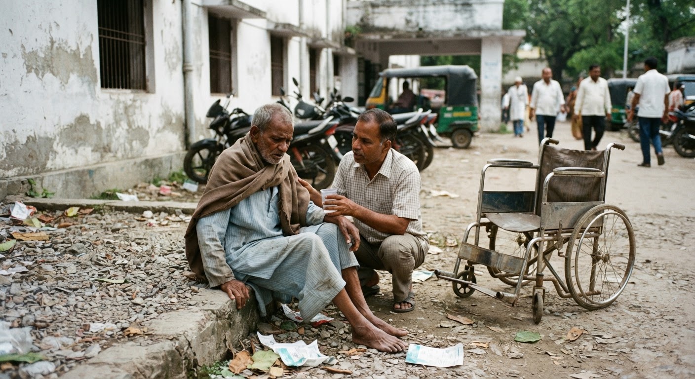 भागलपुर सदर अस्पताल में लावारिस मिले बुजुर्ग मरीज