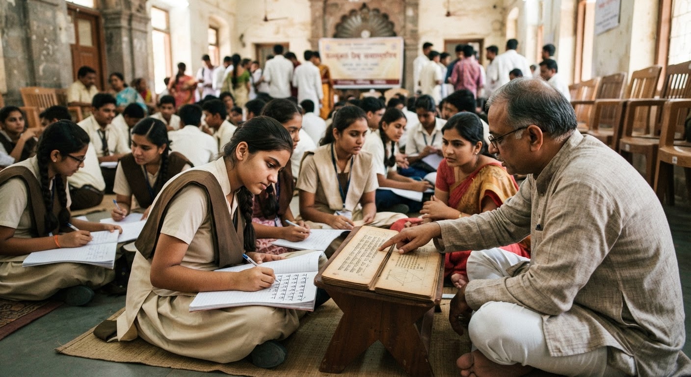 एसएम कॉलेज में मछि-खुशी के साथ मनाया गया संस्कृत दिवस