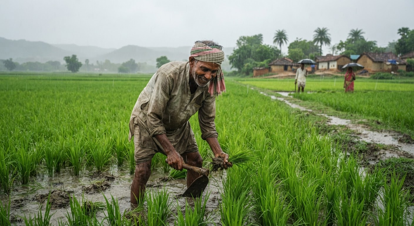 बांका और भागलपुर में लगातार बारिश से किसानों और आम लोगों को मिली बड़ी राहत