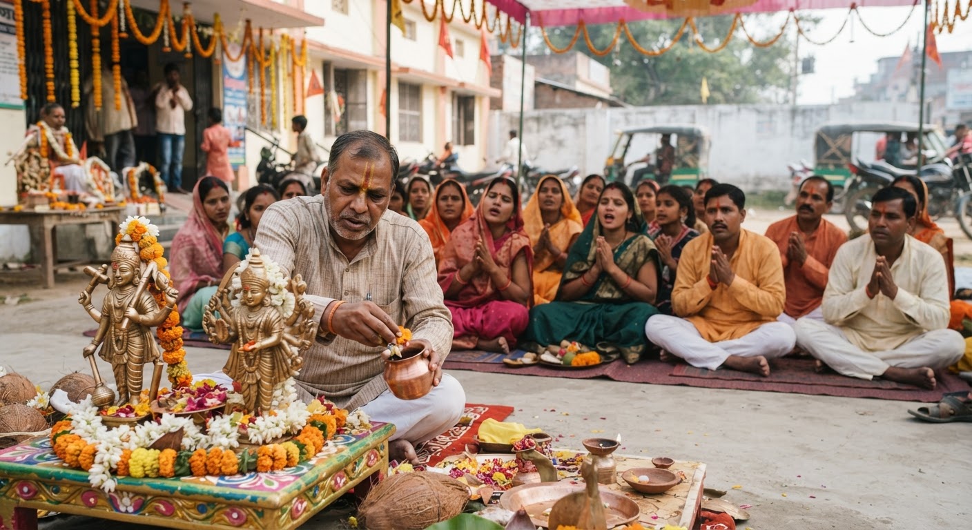 किशनगंज में कलवार समाज ने की भगवान बलभद्र और सहस्त्रार्जुन की पूजा