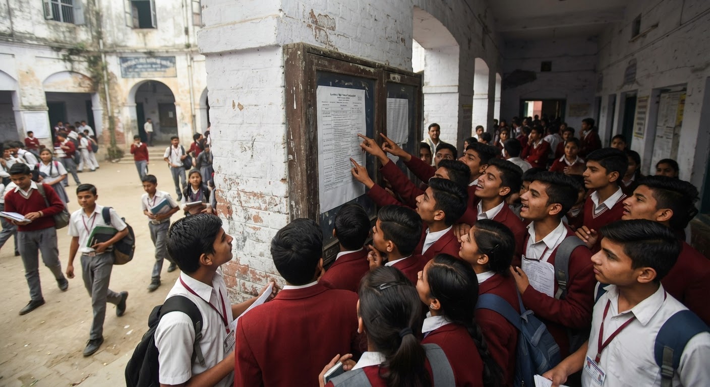 भागलपुर के कन्हैया हाई स्कूल में परीक्षा का रूटीन जारी, तुरंत देखें