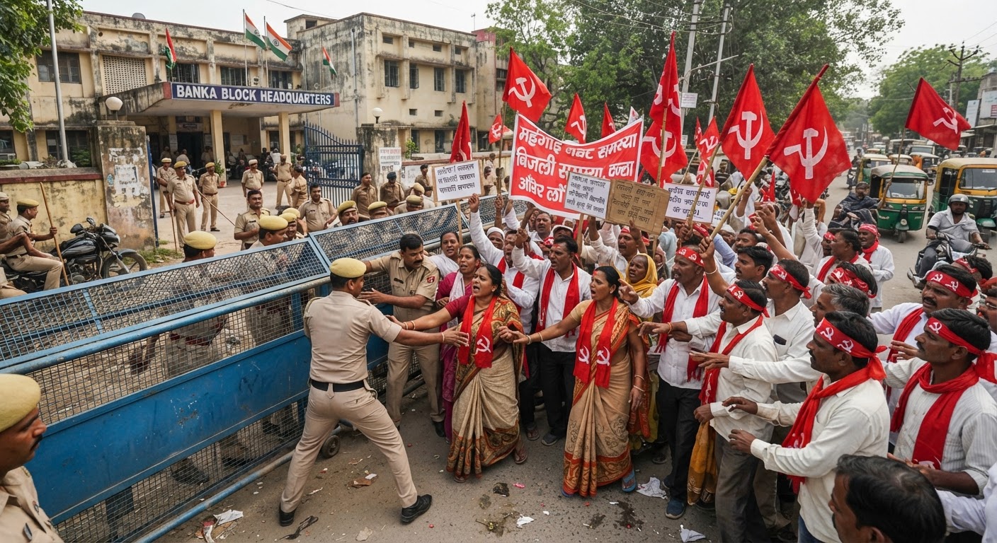 बांका में महंगाई और बिजली कटौती के खिलाफ भाकपा-माले का आज घेराव