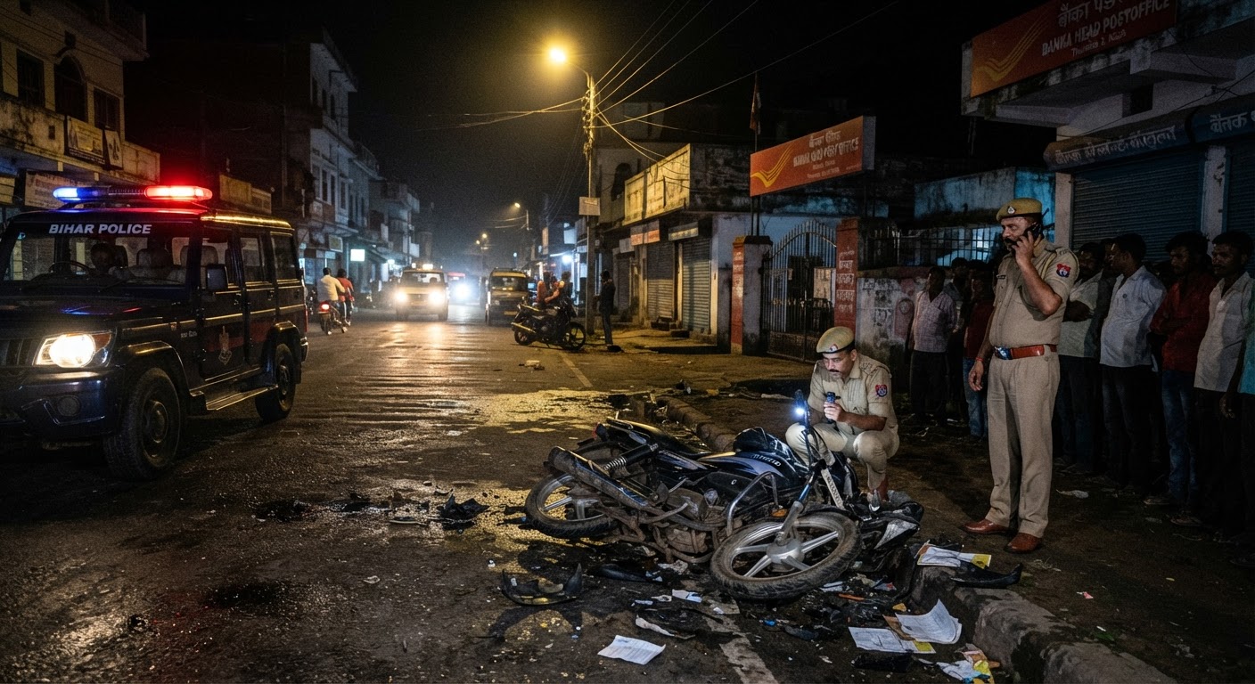 बांका में दर्दनाक सड़क हादसा, दरोगा सूरज भूषण की मौत