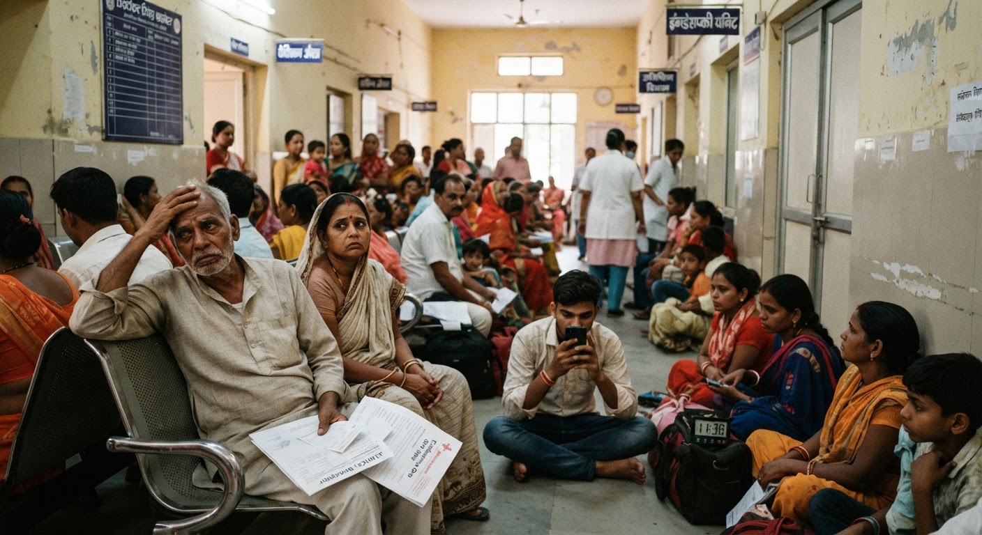 भागलपुर के मायागंज अस्पताल में डॉक्टर नहीं पहुंचे, मरीज परेशान