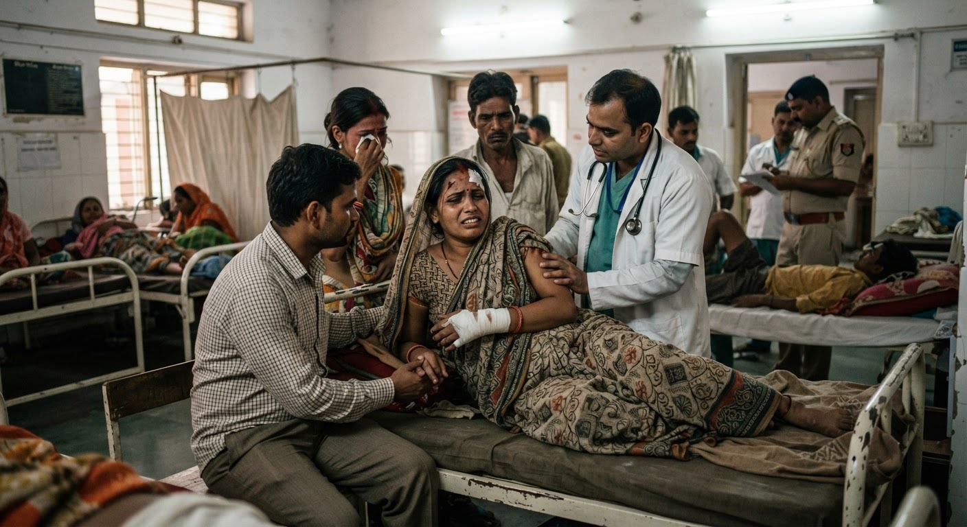 अररिया में खूनी संघर्ष: दो गुटों की लड़ाई में महिला घायल, इलाके में तनाव