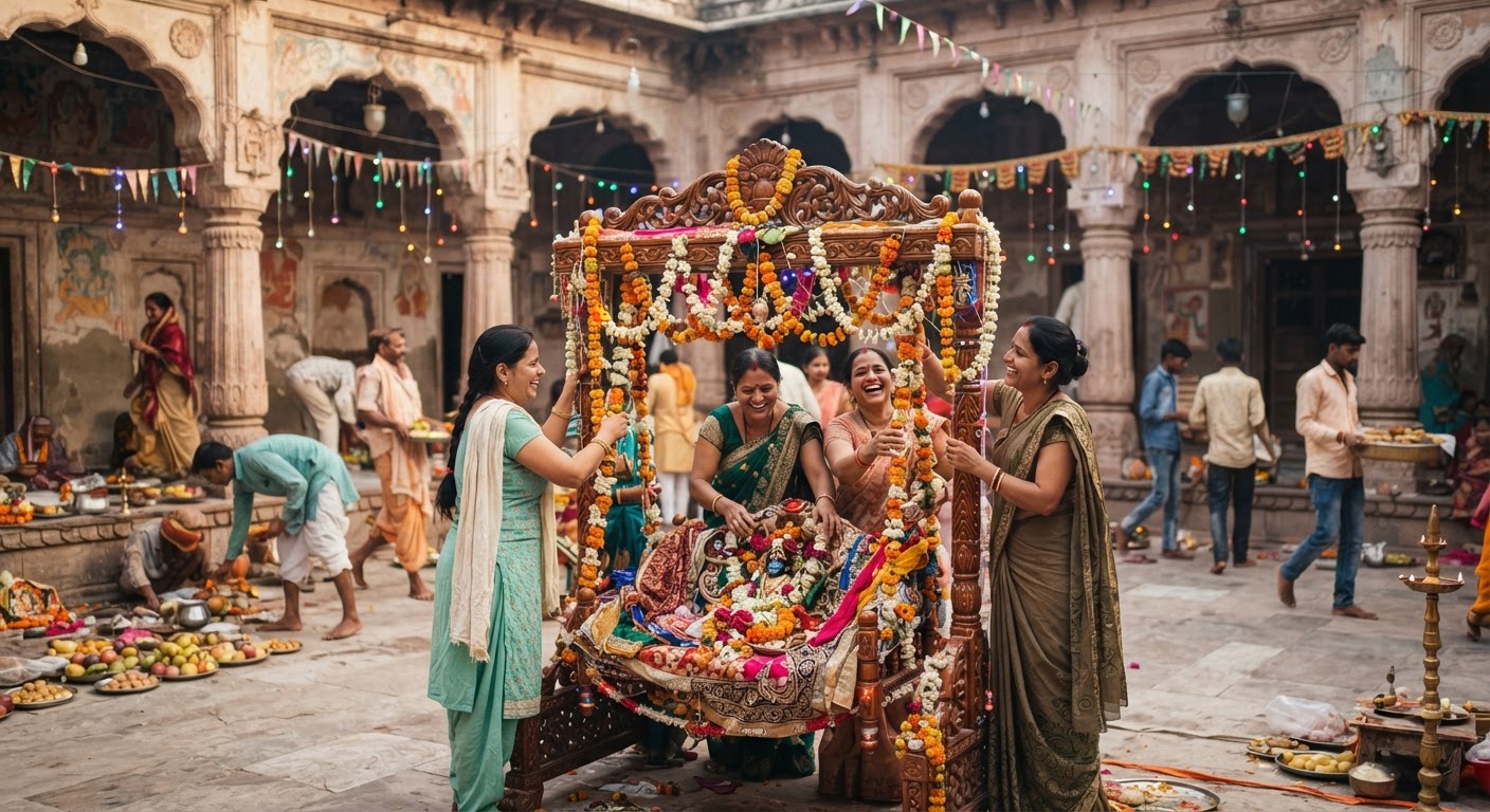 बांका में श्री कृष्ण जन्माष्टमी की धूम: मंदिरों में झूलनोत्सव की तैयारियां पूरी, उमड़ेगी भक्तों की भीड़