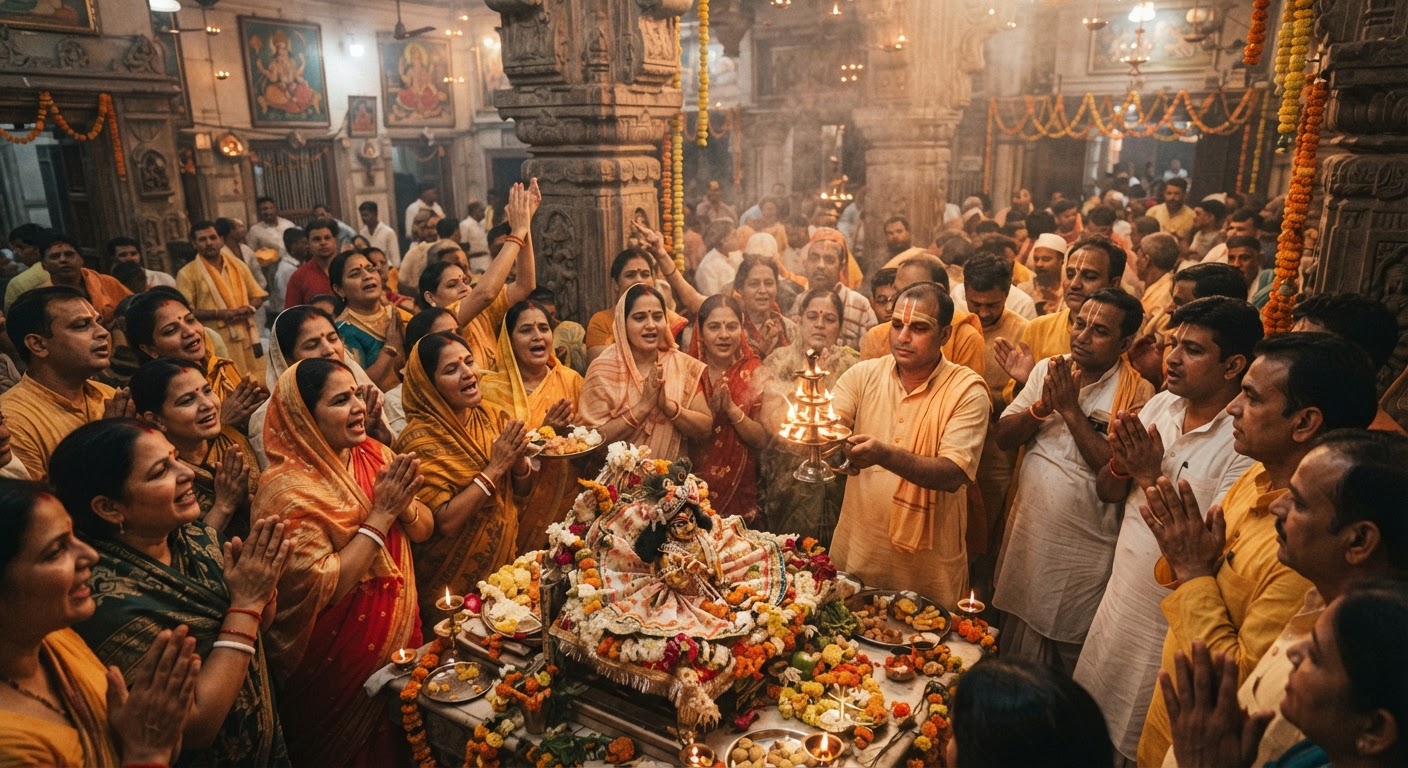 शाम-ए-खास: भागलपुर में धूमधाम से मनाई गई श्री कृष्ण जन्माष्टमी, मंदिरों में सजे भव्य दरबार