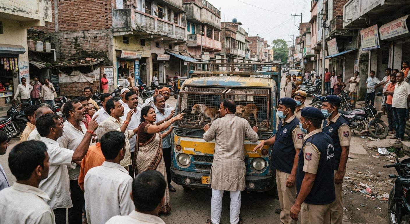 भागलपुर में बड़ा हंगामा! साहिबगंज में डॉग कैचर टीम का जोरदार विरोध