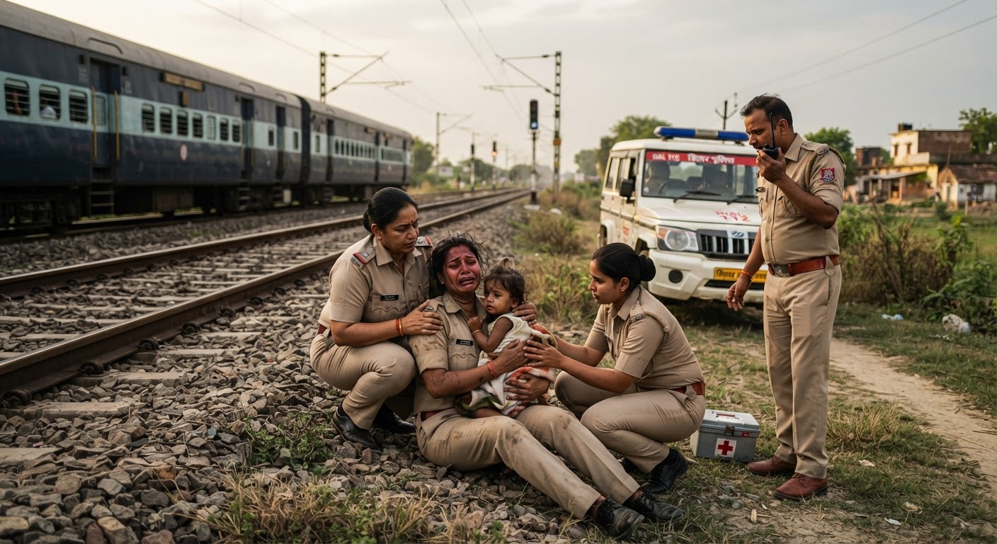 खुशखबरी: समय पर पहुंची पुलिस ने बचाई महिला सिपाही और उसकी बेटी की जान
