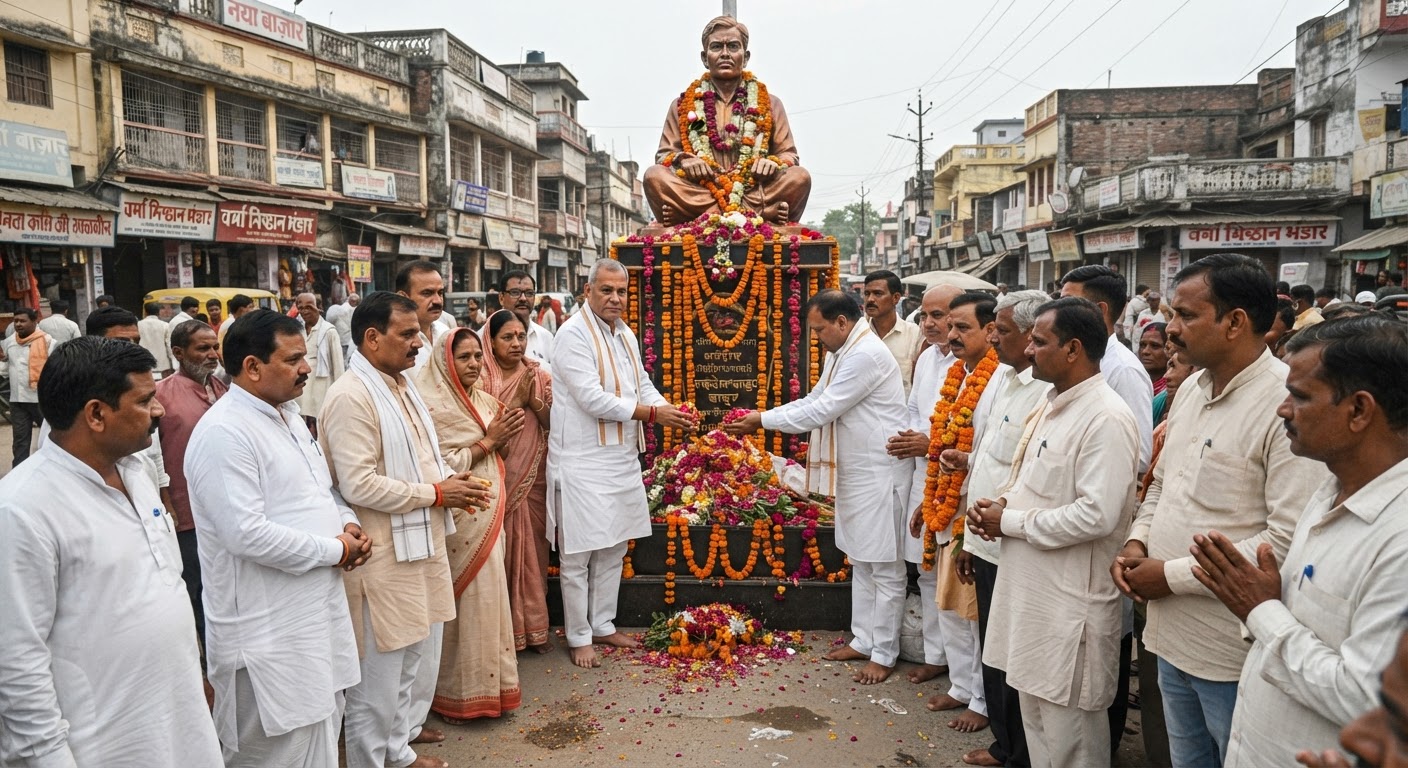 शहीद जगदेव बाबू को दी गई श्रद्धांजलि, कटिहार में नेताओं ने किया नमन