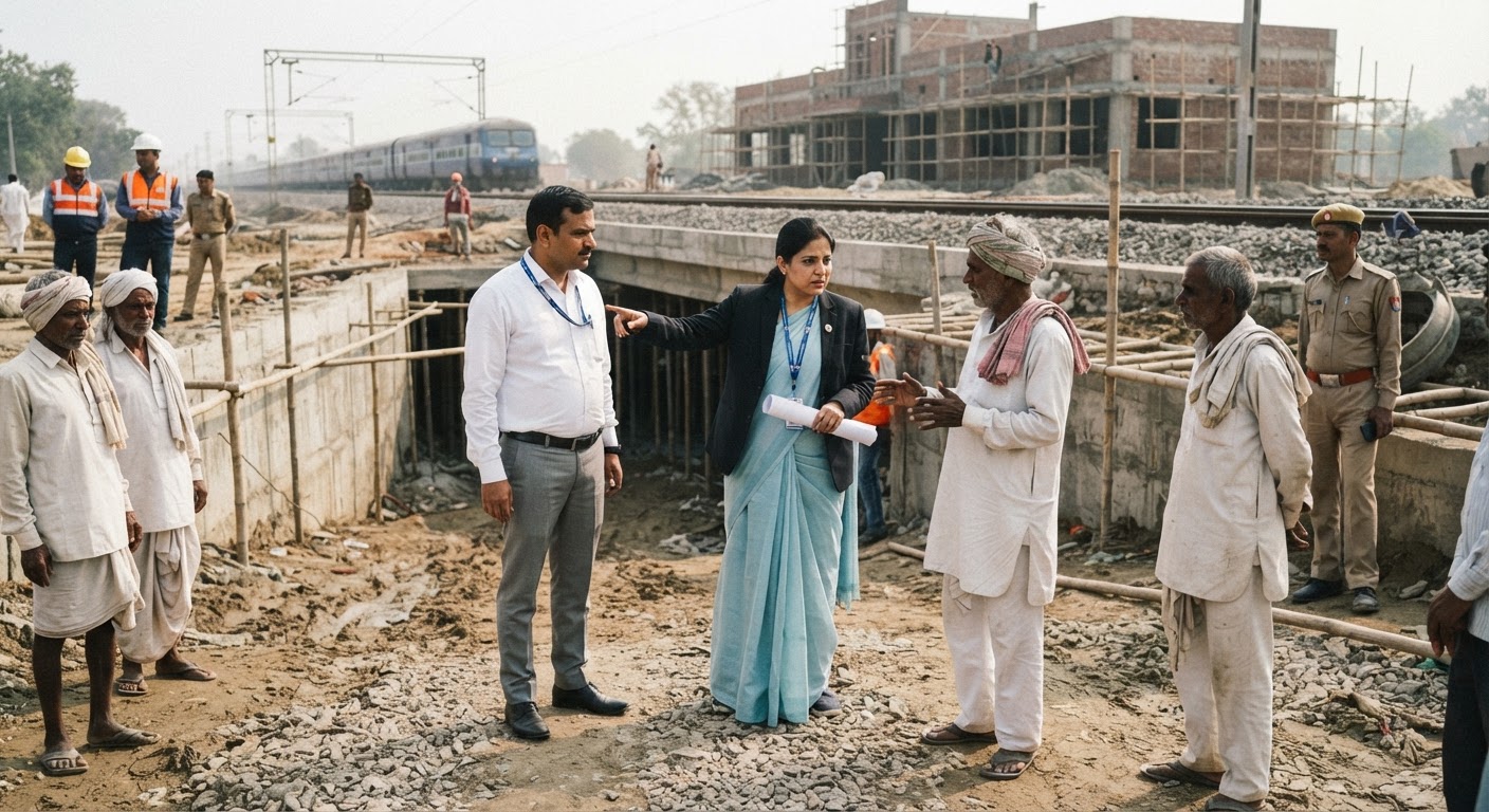 सोनपुर रेल जीएम ने किया करहागोला स्टेशन का निरीक्षण, किसानों की समस्या पर दिया बड़ा आश्वासन
