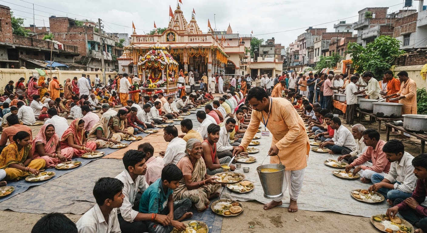 भागलपुर में भव्य भंडारे के साथ संपन्न हुई 15वीं साईं पालकी यात्रा
