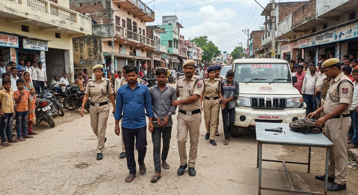 रसूलपुर में बड़ी लूट का खुलासा, पुलिस ने दो बदमाश और दो नाबालिगों को पकड़ा