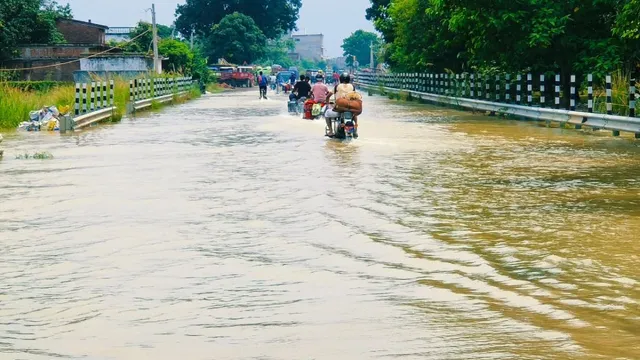 भागलपुर में गंगा का पानी खतरे के निशान से ऊपर, मंडराया बड़ा बाढ़ का खतरा