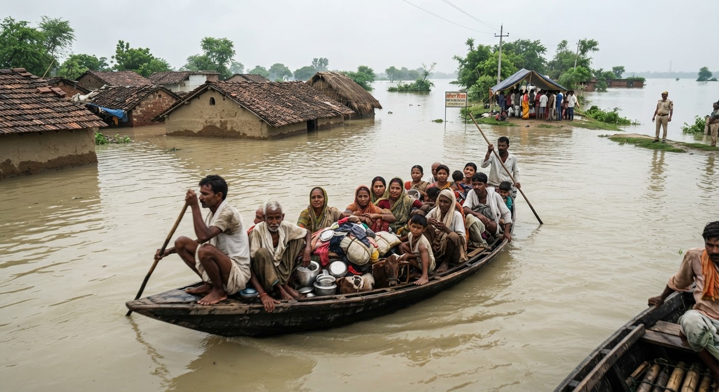 खगड़िया में बाढ़ का कहर, विधायक ने दिए तुरंत मदद के निर्देश