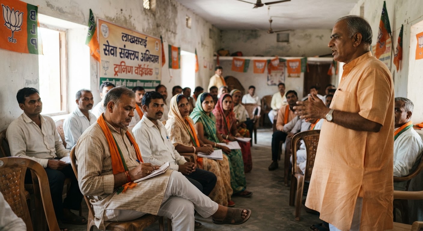 लखीसराय में भाजपा की खास बैठक, जानिए क्या है सेवा संकल्प अभियान