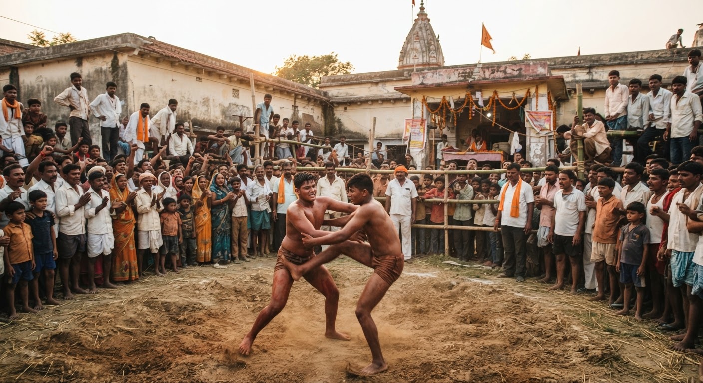 नारायणपुर में शानदार दंगल संपन्न, जानिए कौन रहा विजेता