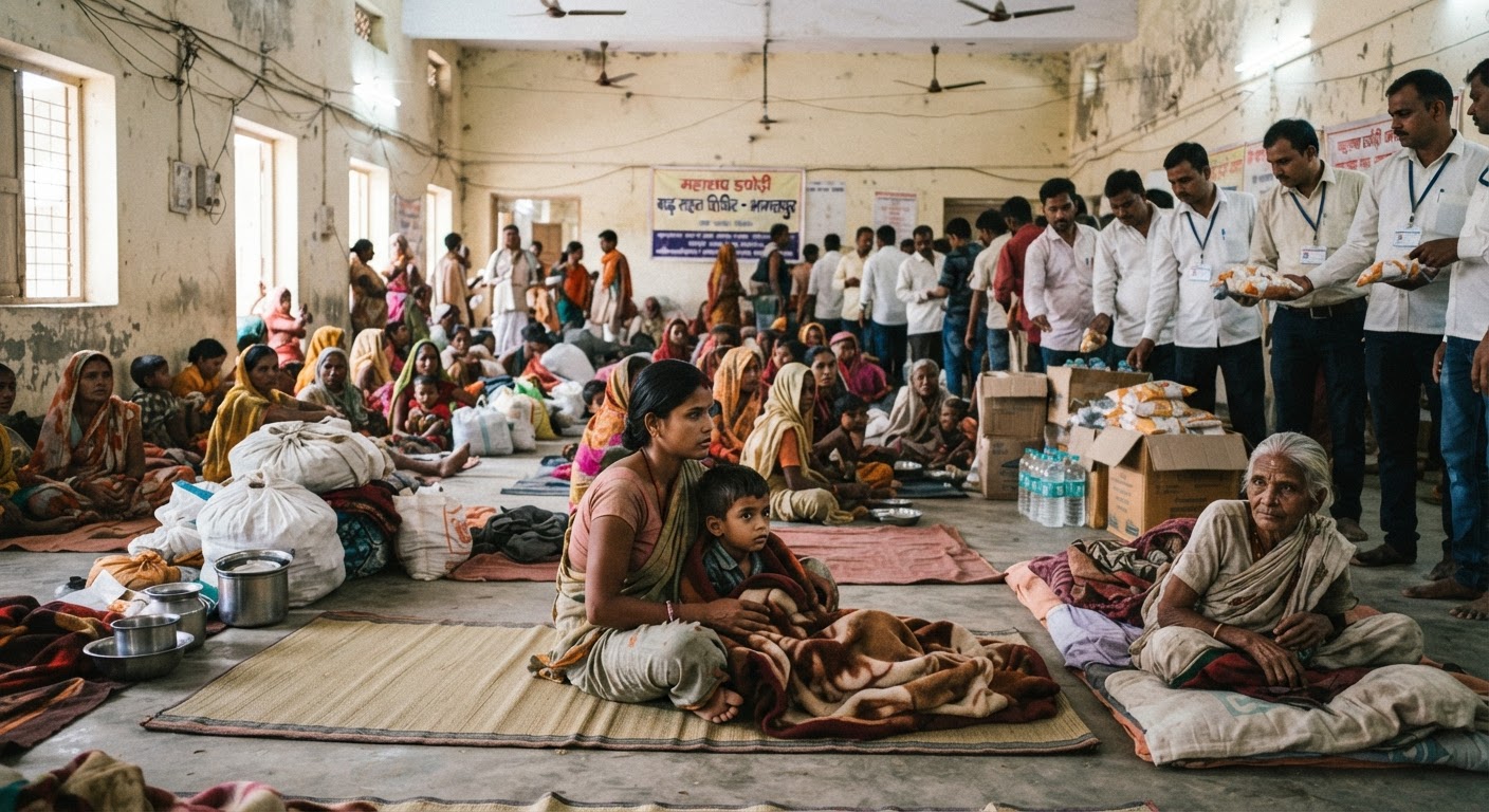 बाढ़ से घिरे भागलपुर में प्रशासन ने बनाए सात राहत शिविर, जानिए पूरी खबर
