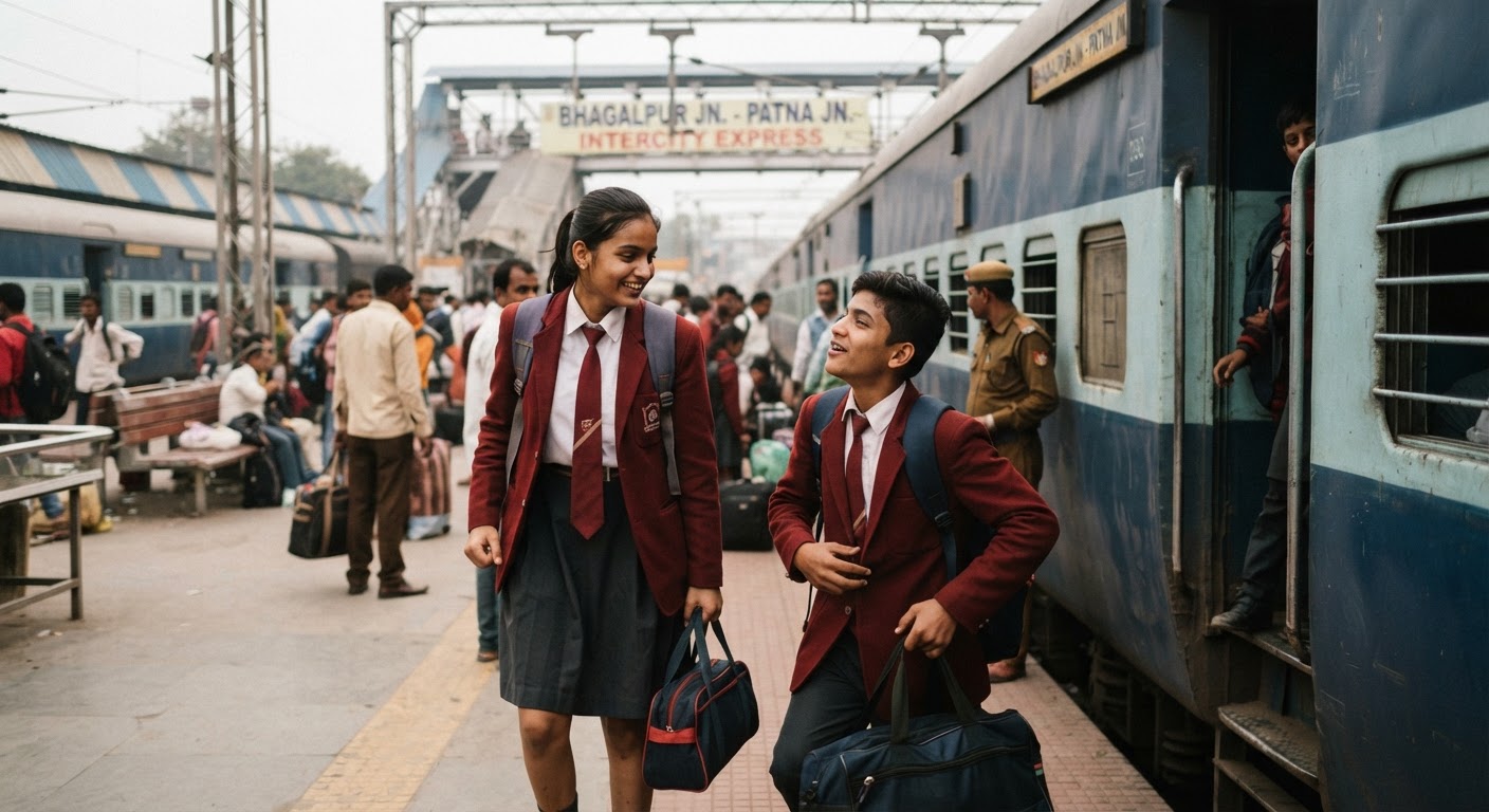 भागलपुर के लाल पटना रवाना, रेड रिबन क्लब प्रतियोगिता में दिखाएंगे दम