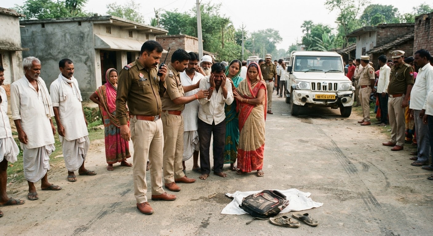 बांका में दर्दनाक हादसा, स्कूल जा रहे छात्र को पिकअप ने कुचला