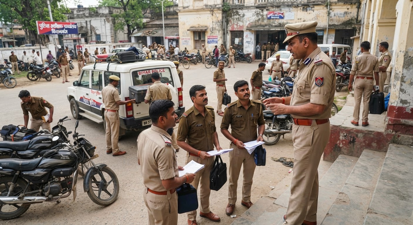कानून व्यवस्था मजबूत करने के लिए किशनगंज एसपी संतोष कुमार ने किए 28 पुलिस अधिकारियों के तबादले