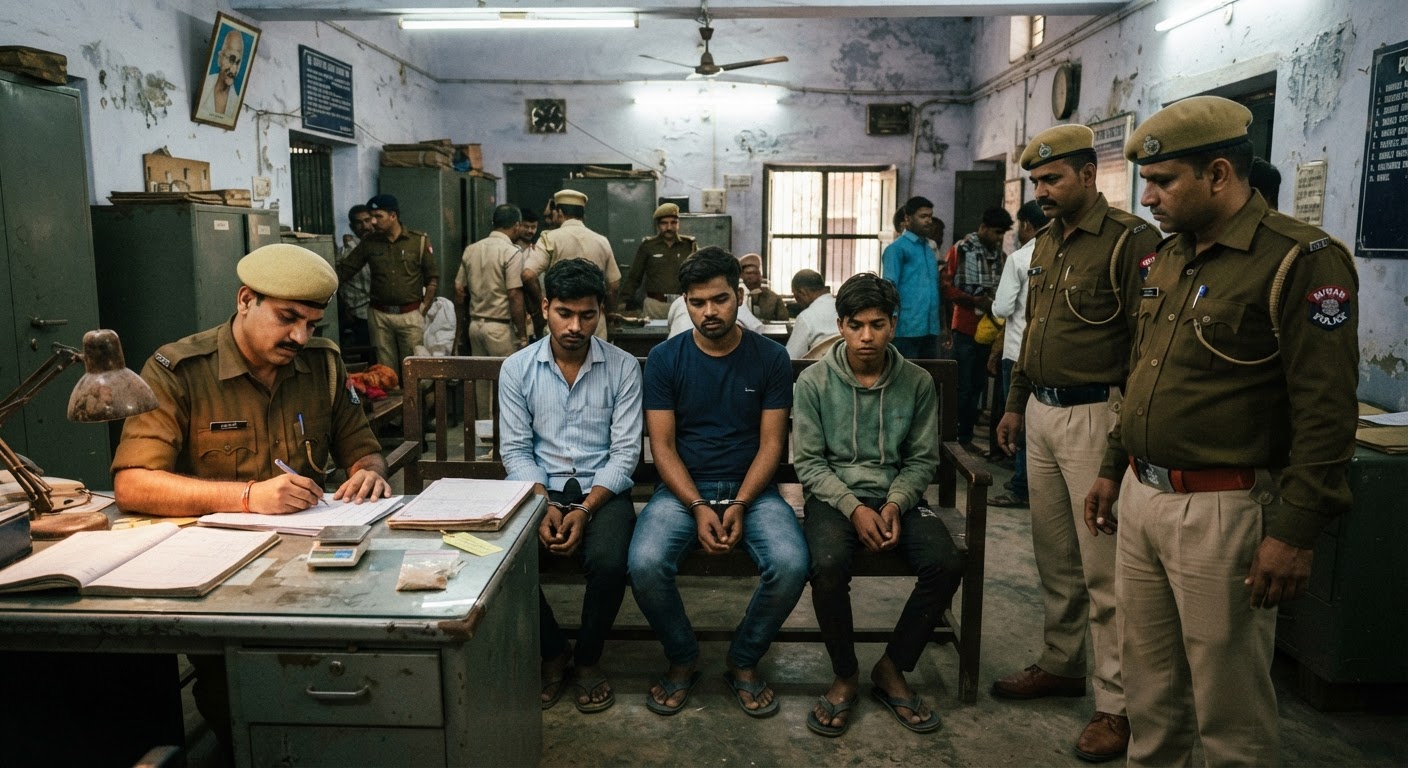 भागलपुर के सुल्तानगंज में पुलिस ने पकड़ी स्मैक, तीन गिरफ्तार