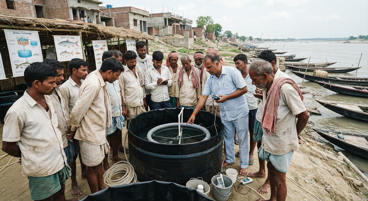 भागलपुर में मछुआरों के लिए आधुनिक मछली पालन पर अनोखी कार्यशाला आयोजित