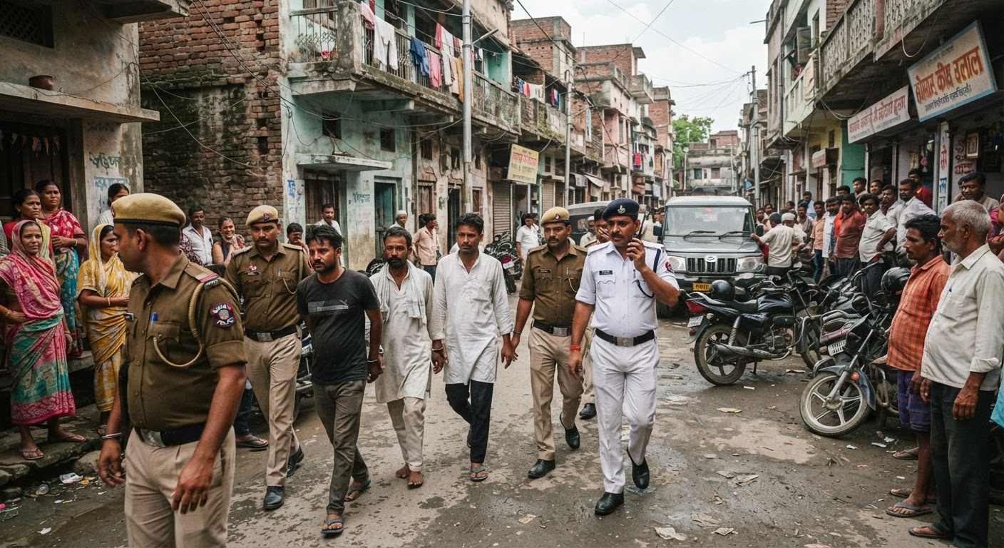 भागलपुर में पुलिस की बड़ी कार्रवाई, तिलकामांझी क्षेत्र से कई चोर गिरफ्तार