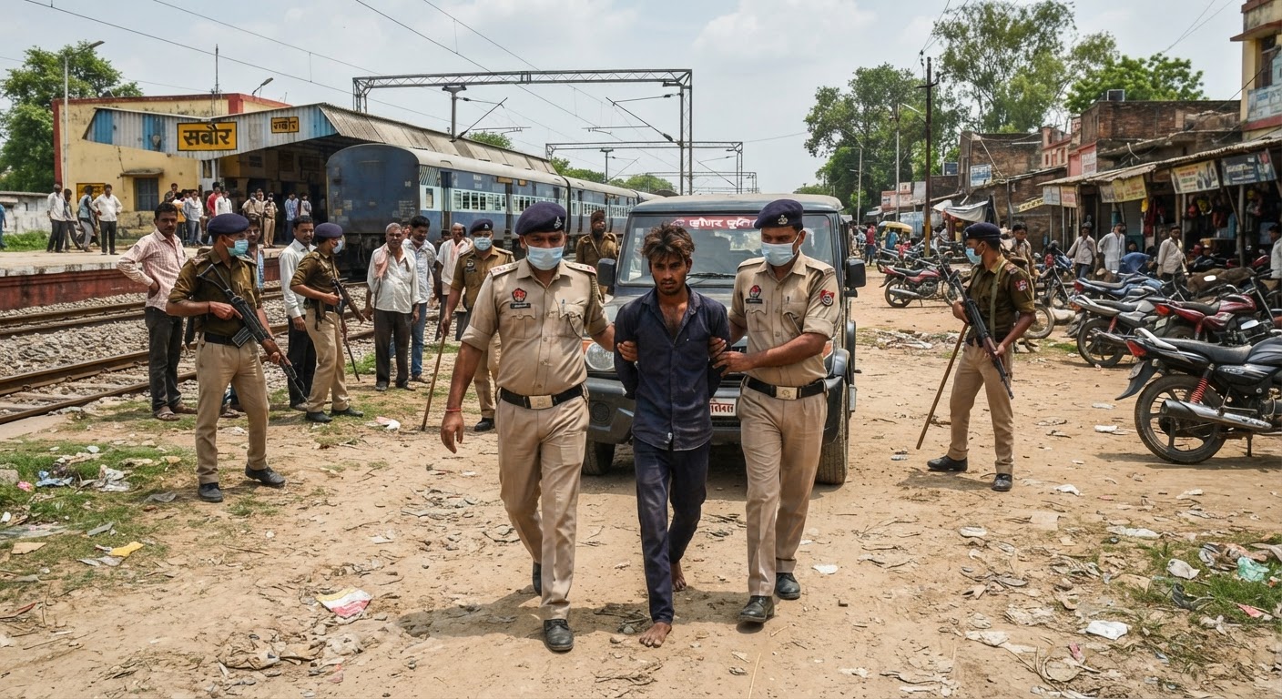 भागलपुर में पुलिस हिरासत से भागा हथियारबंद आरोपी, कुछ घंटों में फिर हुआ गिरफ्तार