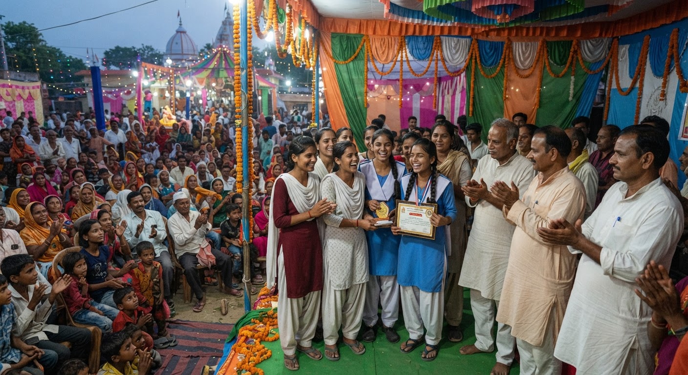 शानदार! आज़ाद युवा विचार मंच ने रामपुर में प्रतिभा सम्मान समारोह किया आयोजित