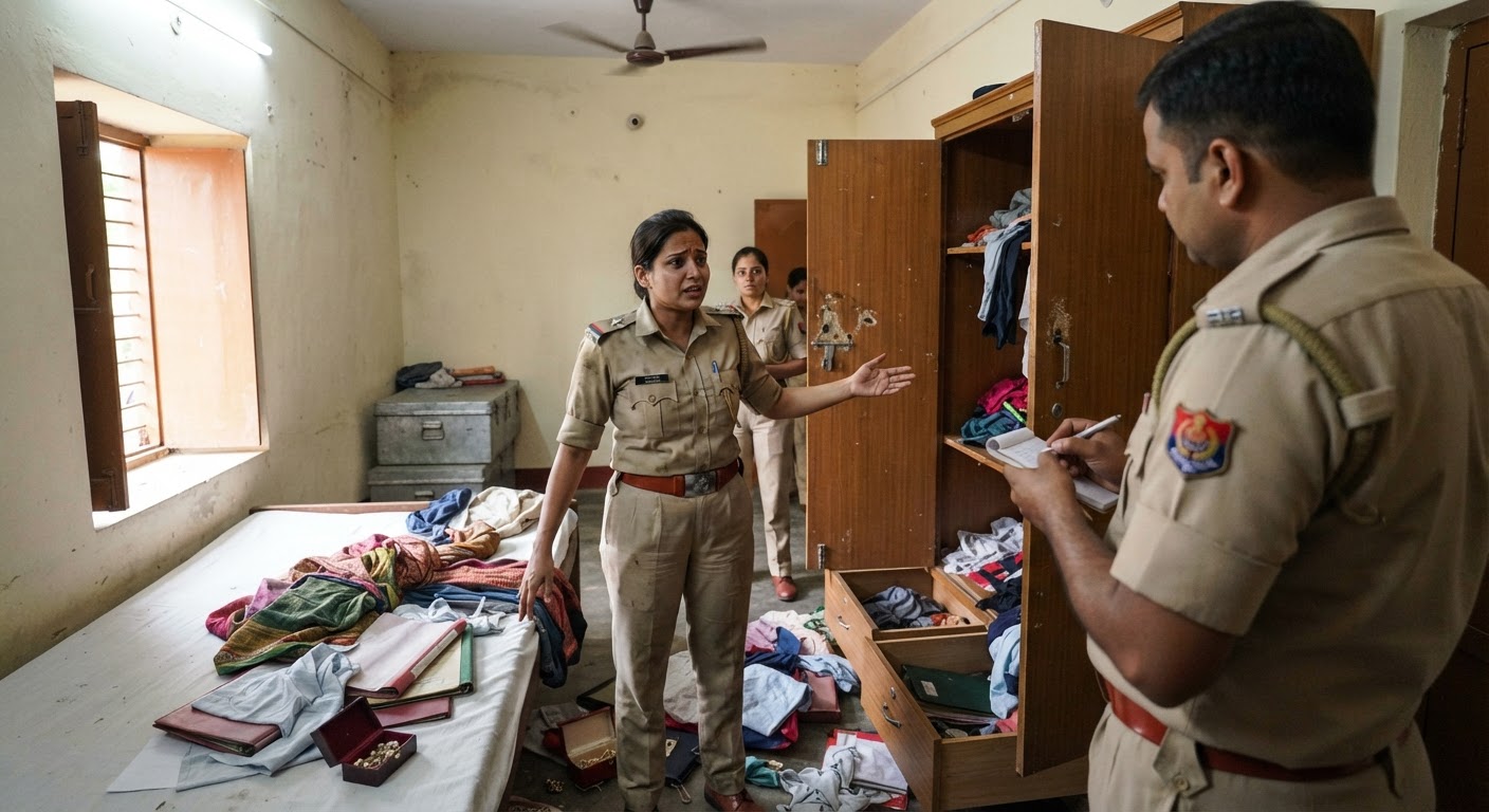 सहरसा पुलिस केंद्र में चोरों का धाधा, सुरक्षित इलाके में बड़ी चोरी