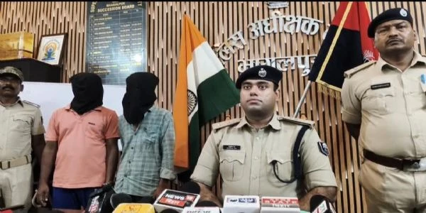 नाथनगर में जलाए हुए सोने के साथ दो शातिर चोर गिरफ्तार