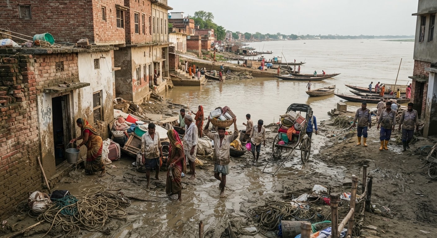 राहत की खबर: भागलपुर में गंगा का जलस्तर स्थिर, प्रशासन जुटा बहाली की तैयारी में
