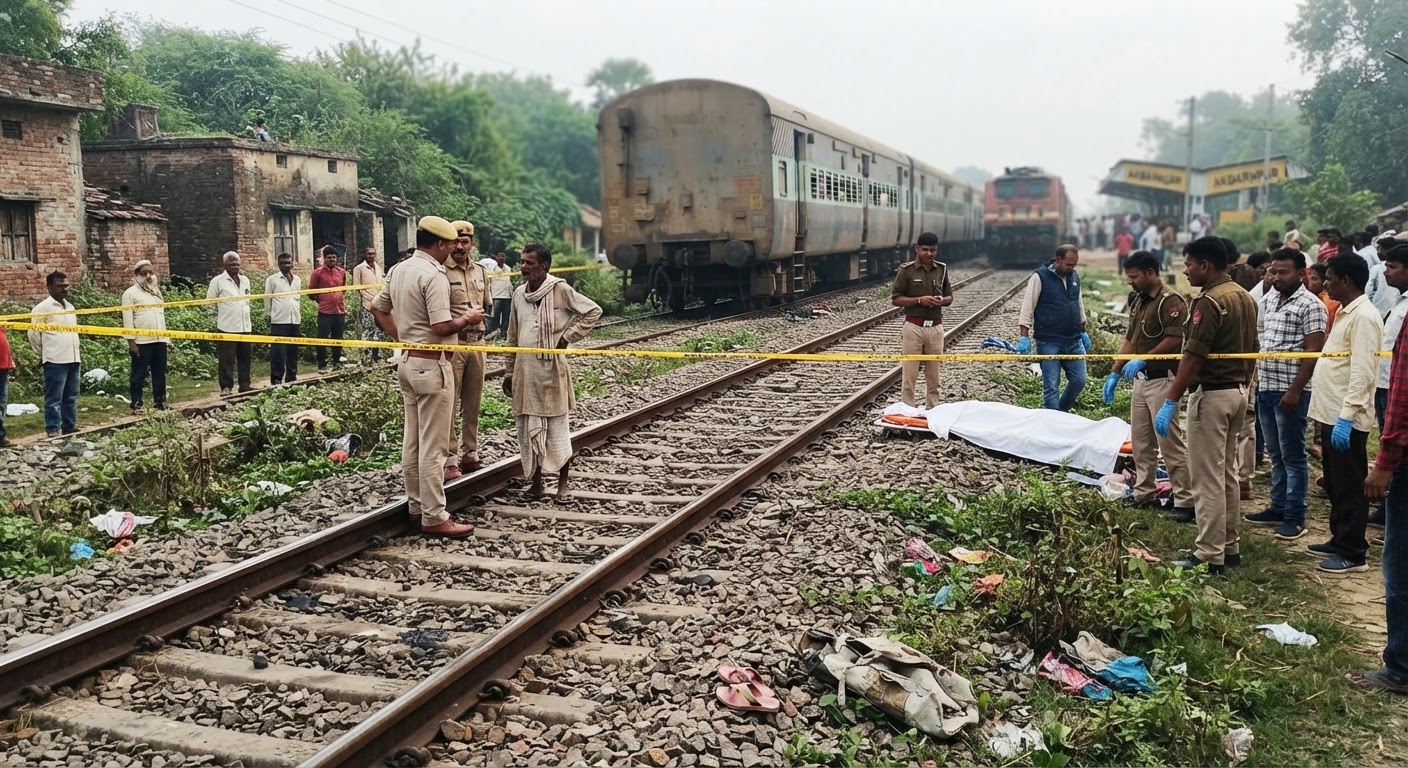 अकबरनगर रेलवे स्टेशन के पास बड़ा ट्रेन हादसा, माता-पिता और चार साल की बेटी की दर्दनाक मौत