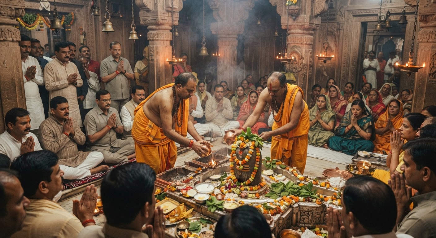 बाबा बूढ़ानाथ मंदिर में हुई विशेष पूजा, गूंजा हर-हर महादेव