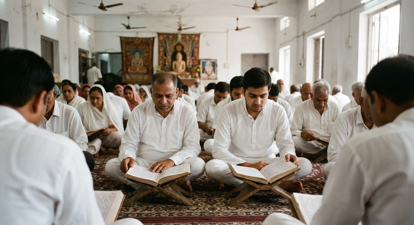 फारबिसगंज में श्रद्धा भाव से मनाया गया पर्युषण महापर्व का दूसरा दिन