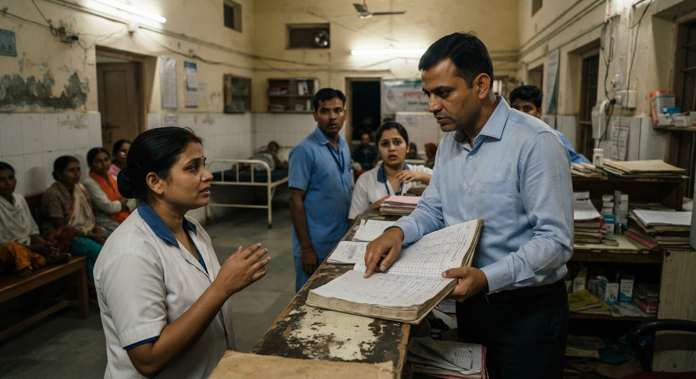बड़ी खबर: फारबिसगंज एसडीओ अभय कुमार तिवारी ने अस्पताल में मारा छापा!