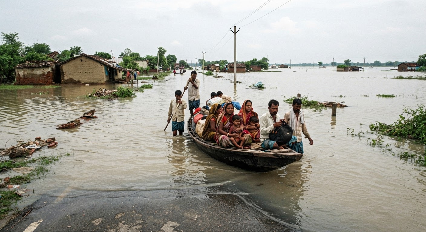भागलपुर के गोराडीह में बाढ़ का कहर, जानिए कैसे बने हालात