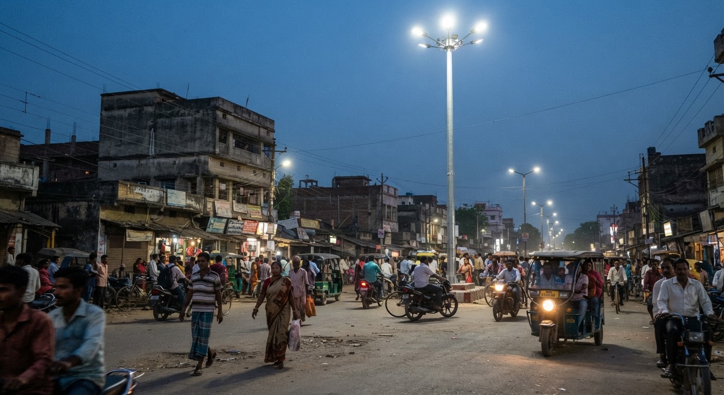 नवगछिया नगर परिषद ने 600 नई स्ट्रीट लाइट और हाई-मास्ट लाइट के लिए टेंडर निकाला