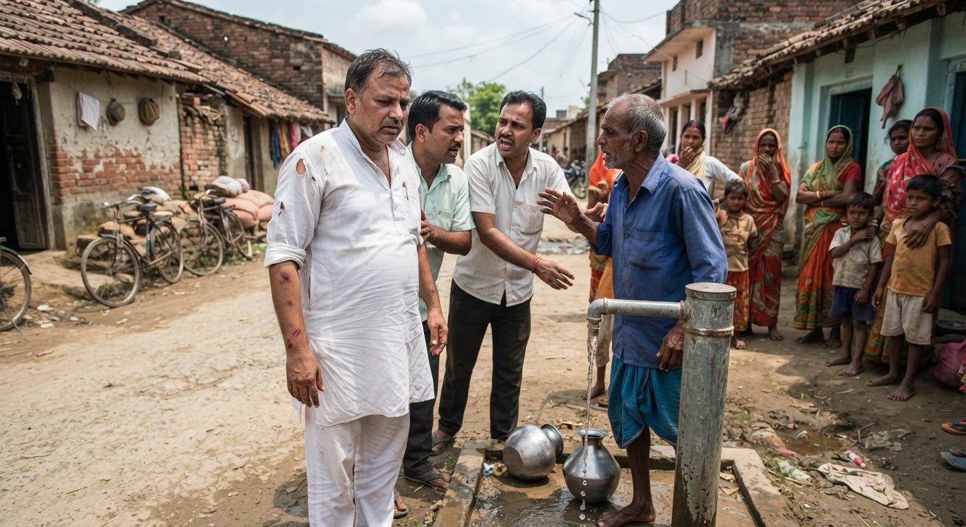 भागलपुर के सबौर में चापाकल और नल जल विवाद, वार्ड सदस्य के साथ मारपीट